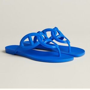 Hermes Jelly sandals.